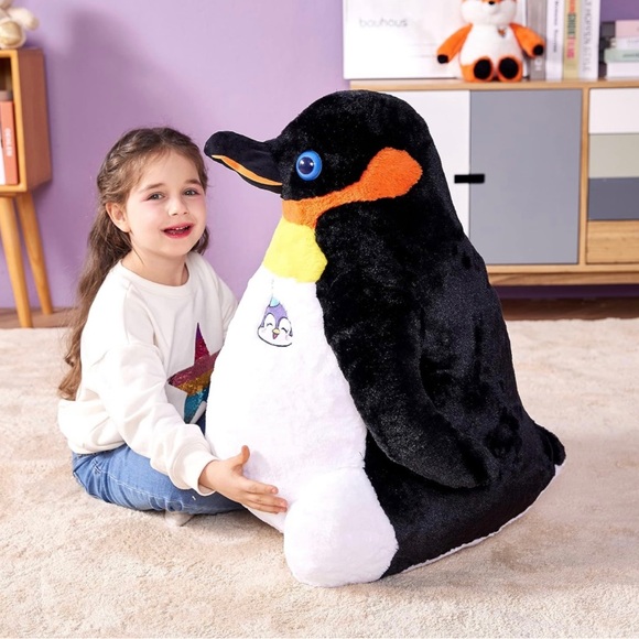 IKASA Large Emperor Penguin Stuffed Animal Plush Toy - Picture 2 of 4